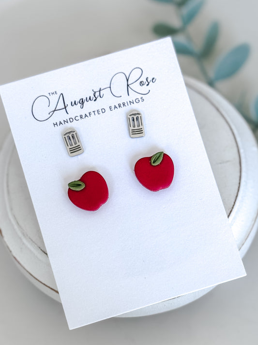 *TEACHER - apple stud pack