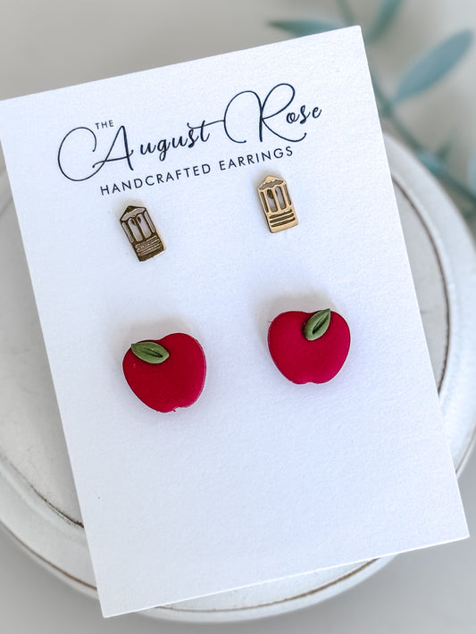 *TEACHER - apple stud pack