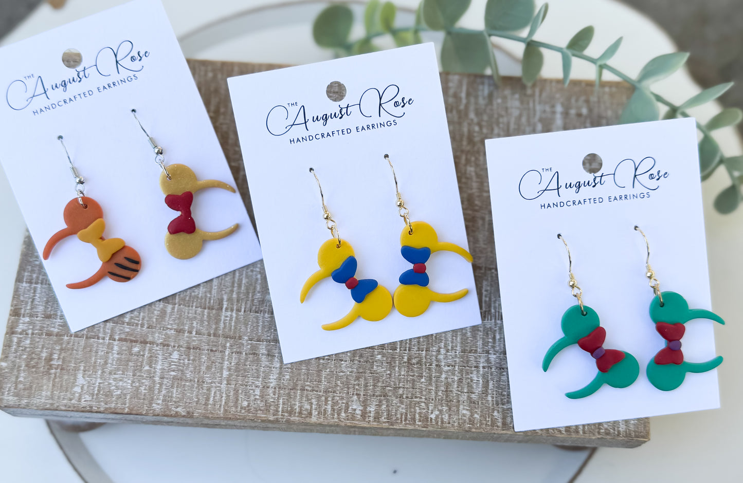 Mouse friends (silver hooks)