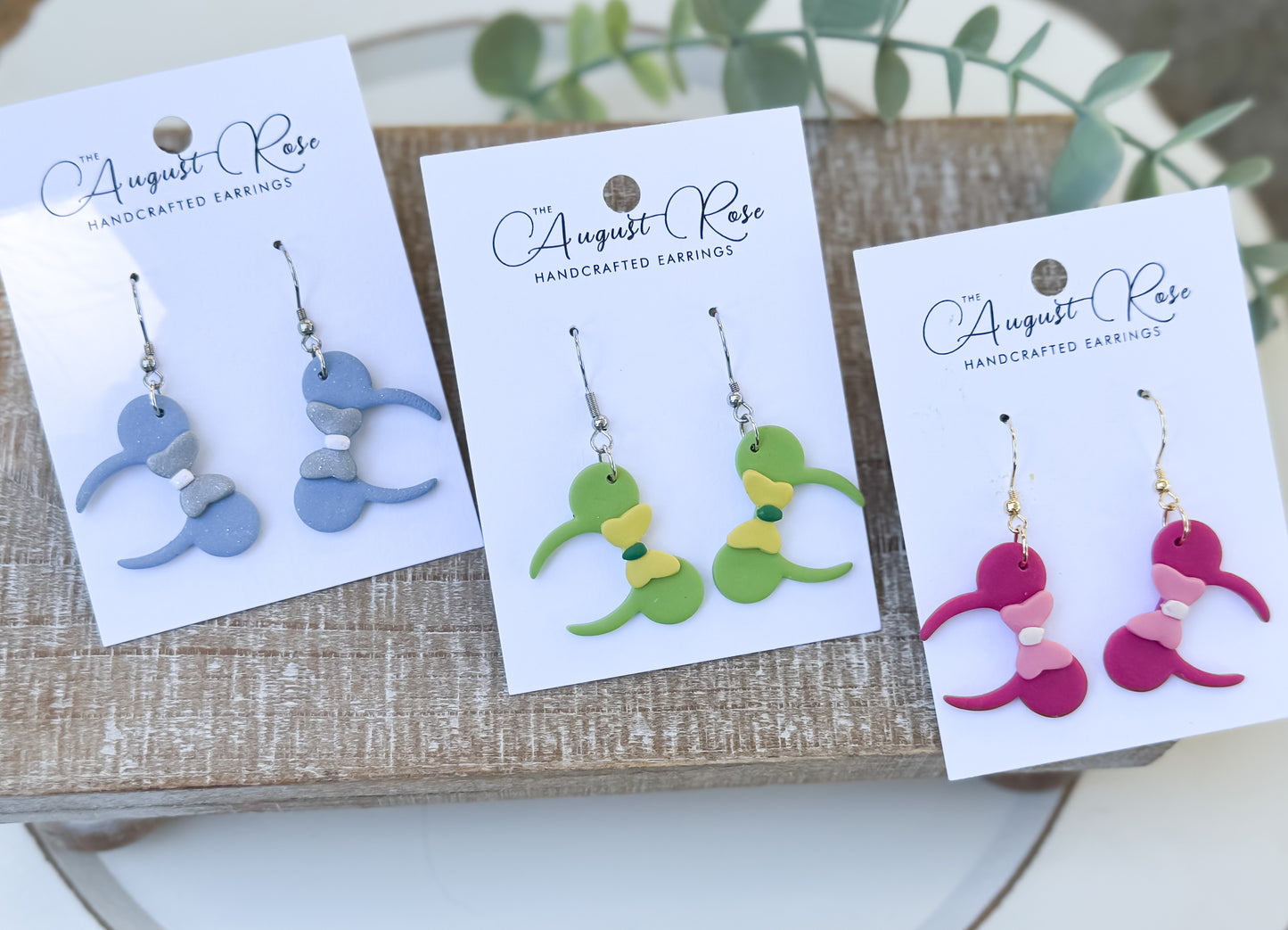 Mouse friends (silver hooks)